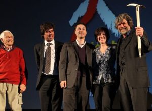 Da sx: Bonatti, Eric Fournier, Viérin, Derriard e Messner