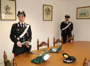 Le pistole giocattolo utilizzati per la rapina