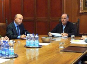 Nicola Rosset, Augusto Rollandin ed Ennio Pastoret presentano il POA