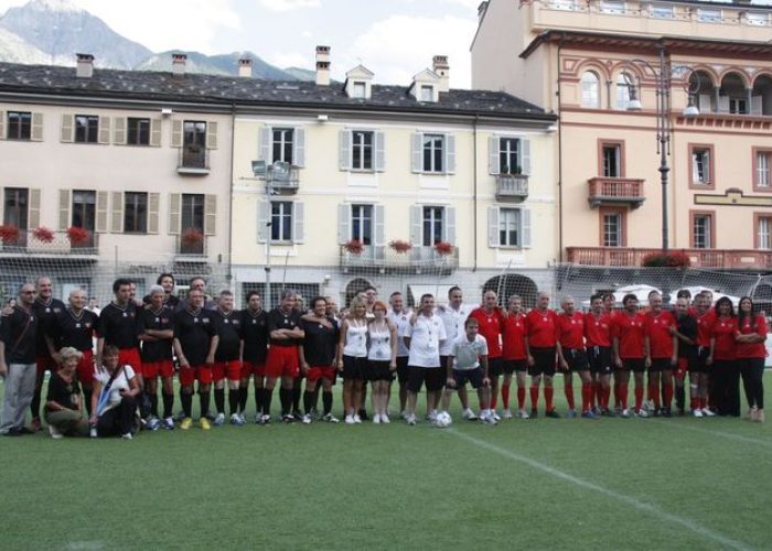 La partita dei politici in Piazza Chanoux