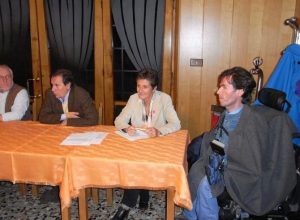 Da sx Pino Cerise, Robert Louvin, Patrizia Morelli e Alberto Bertin
