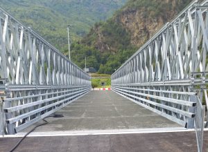 ponte provvisorio Bard e Hone