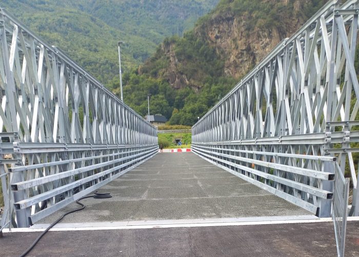 ponte provvisorio Bard e Hone