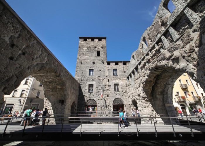 Aosta, Porta Praetoria, centro storico