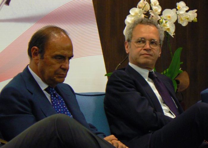 Bruno Vespa ed Enrico Mentana