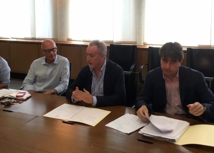 Da sx: Claudio Latino, René Benzo, Andrea Rosset e André Lanièce