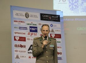 Il comandante del Centro Sportivo Esercito Marco Mosso
