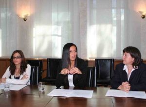 Da sx: Valeria Sapone, Emily Rini e Ivana Meynet