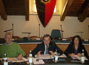 Mario Vietti, Renato Favre e Patrizia Carradore