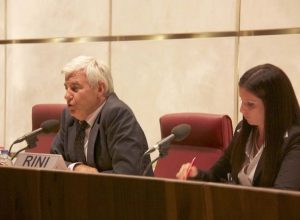 L'ex ad Unicredit Francesco Profumo e Emily Rini