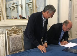 Firma del protocollo fra Coni Vda e Coni Piemonte