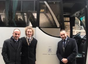 consegnato il pullman all'Istituto alberghiero di Amatrice