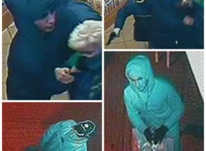 Fotogrammi tratti dai video registrati dalle videocamere di sorveglianza durante la rapina di Sarre