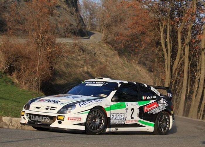 La Citroen Xsara WRC di Felice Re e Mara Bariani