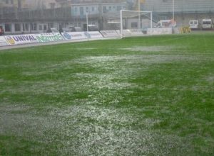 Campo calcio allagato - immagine LND