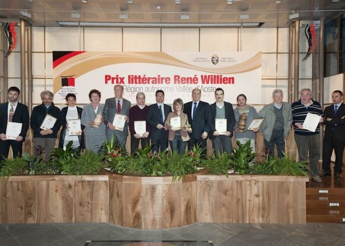 I premiati al 17esimo Prix litteraire René Willien