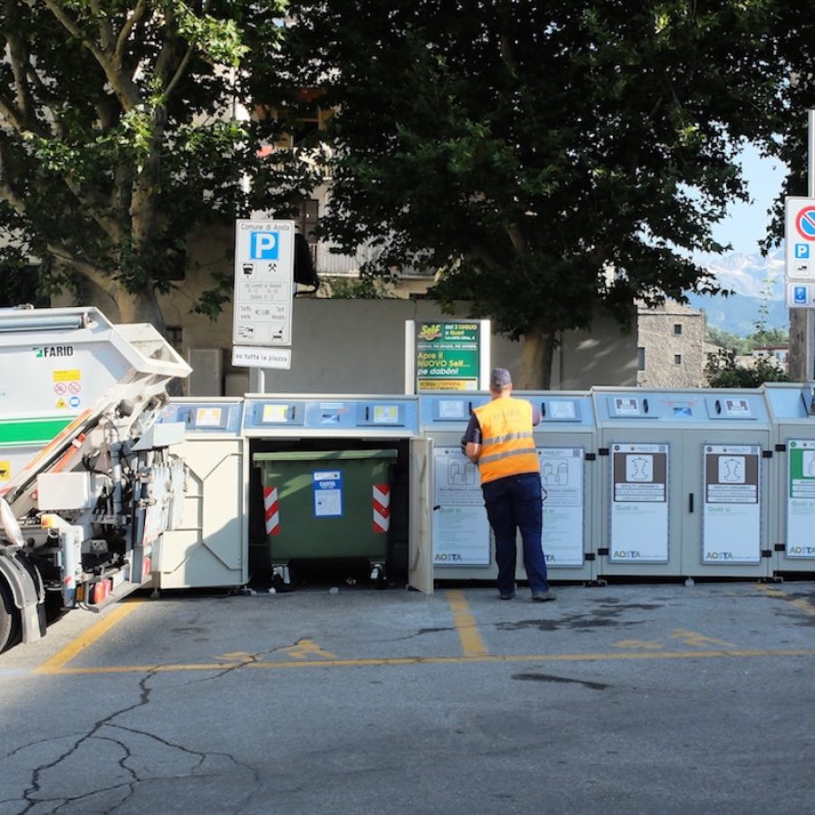 Rifiuti - Aosta - Ptr - Quendoz - Raccolta differenziata