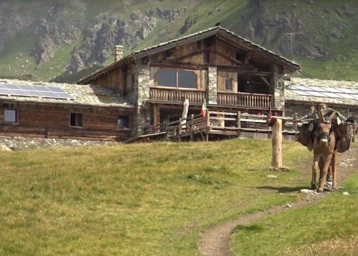 Il rifugio Mont Fallère