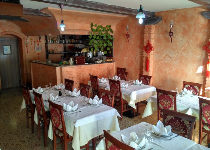 Il ristorante cinese Paradiso, ad Aosta.