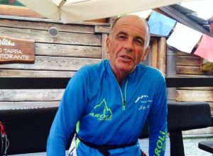 Rollandin in sosta a Niel al Tor des Géants