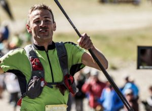 Franco Collé al traguardo della RUT 50k (foto IFS)