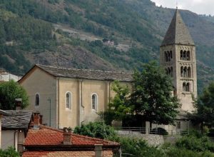 La chiesa di Saint Maurice a Sarre