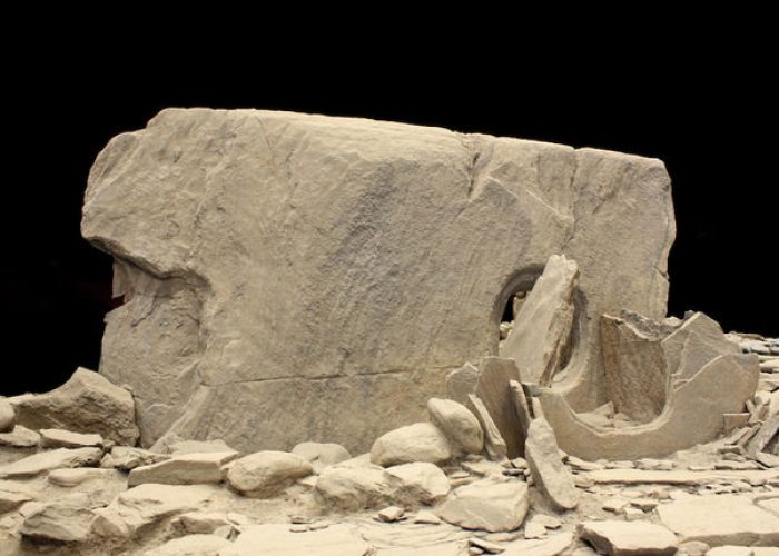 Una tomba rinvenuta presso l'area megalitica di Saint-Martin de Corléans