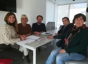 savt scuola -  da sinistra Sabrina Borre, Giorgia Sordi, Daniele De Giorgis, Loris Orantelli e Lidia Milliery