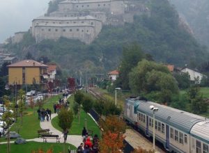 Sbarco treno a Bard