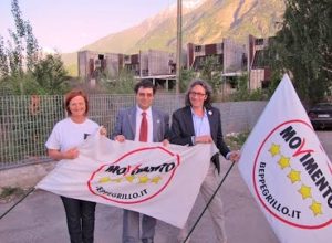 Scempio Tour - Il senatore Marco Scibona (M5S) ad Aosta