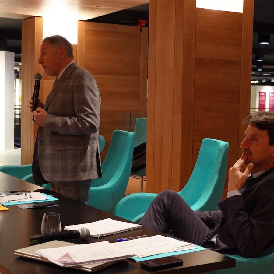 Roberto Sapia all'incontro tra le Camere di Commercio