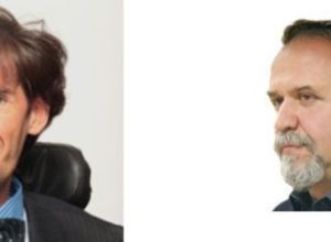 Da sinistra il consigliere Alpe Alberto Bertin e il direttore del Peuple Joseph Rivolin