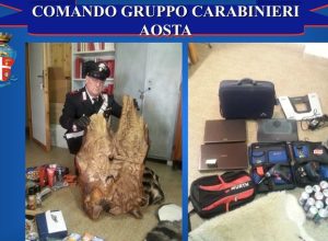 La refurtiva recuperata dai Carabinieri