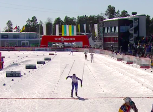 Elisa Brocard al traguardo