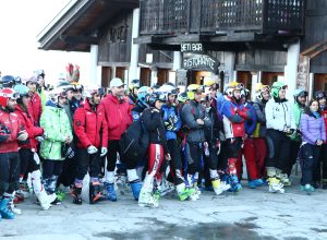 Gli aspiranti maestri di sci alpino