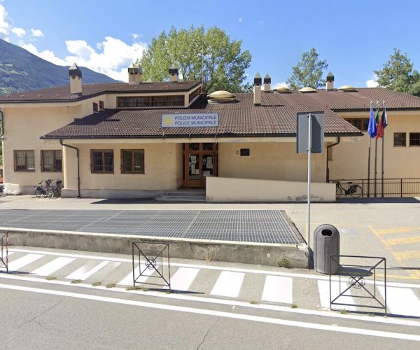 La sede della Polizia locale di Aosta