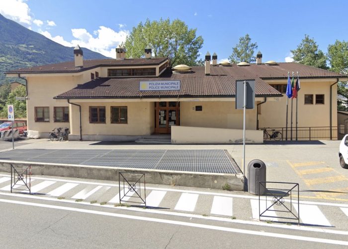 La sede della Polizia locale di Aosta