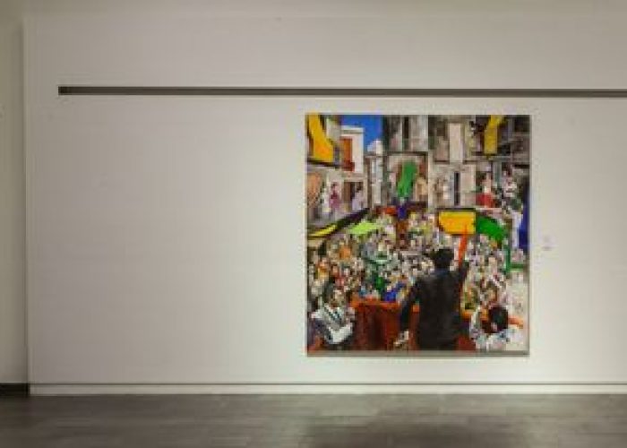 Inaugurazione della mostra su Guttuso