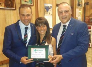 Da sinistra Rosario Riente, Alessandra De Antoni e Marco Cremonese