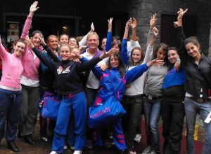 Garrison con i ragazzi dello stage