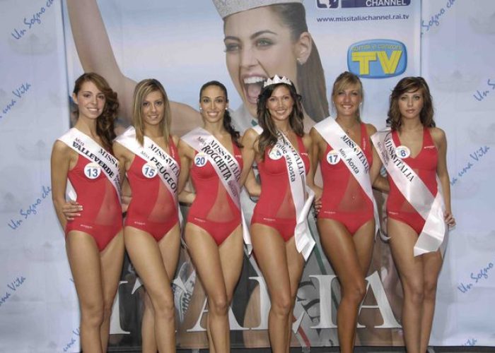 Miss Italia - Le ragazze vincitrici della selezione a Saint-Vincent