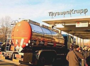 Lo stabilimento Thyssen Krupp di Torino