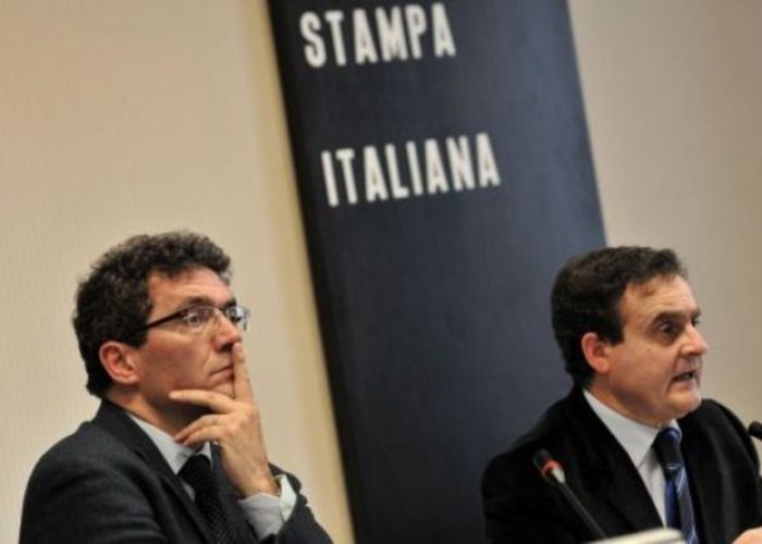 Da sx Roberto Natale e Franco Siddi