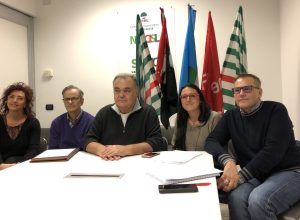 sindacati sanità da sx Russo Dodaro Nigra Pasqualotto e Trovero