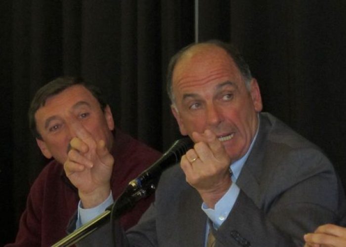 Da sx Guido Corniolo e Augusto Rollandin