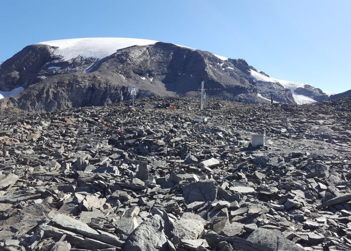 Il sito di monitoraggio del permafrost a Cime Bianche