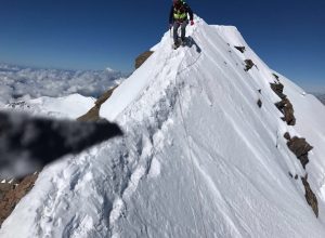 Recupero di due alpinisti sul Lyskamm