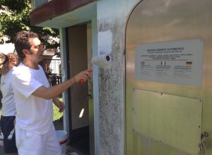 Marco Sorbara "imbianchino" per un giorno