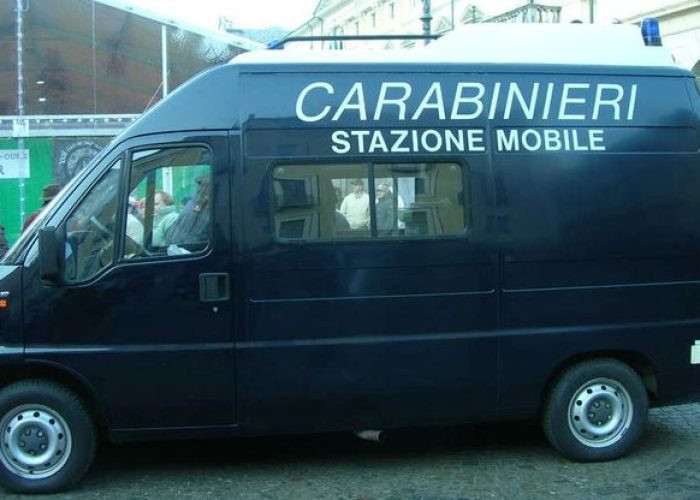 La stazione mobile dei Carabinieri