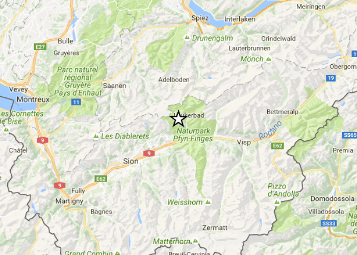 Scossa di terremoto in Svizzera